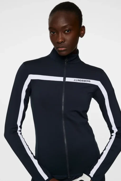 Golf|Base & Mid Layers<J.Lindeberg Janice Mid Layer JLNavy