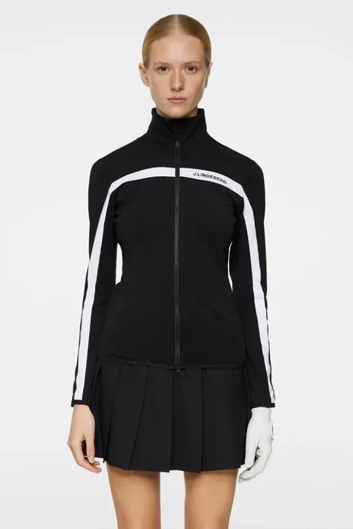 Golf|Tops<J.Lindeberg Janice Mid Layer Black