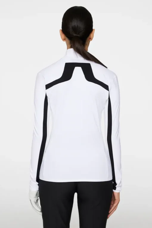 Golf|Base & Mid Layers<J.Lindeberg Janice Mid Layer White
