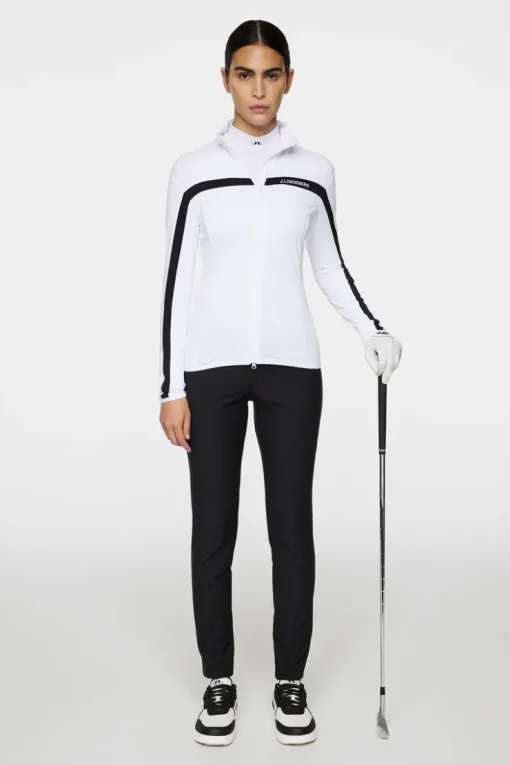 Golf|Base & Mid Layers<J.Lindeberg Janice Mid Layer White