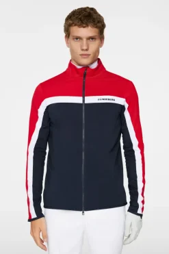 Golf|Ski<J.Lindeberg Jarvis Mid Layer BarbadosCherry