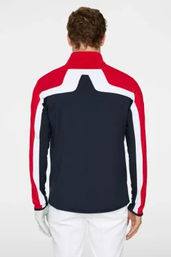 Golf|Ski<J.Lindeberg Jarvis Mid Layer BarbadosCherry