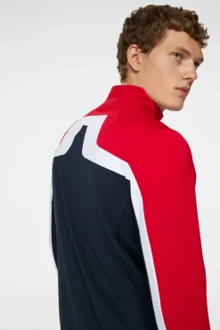 Golf|Ski<J.Lindeberg Jarvis Mid Layer BarbadosCherry