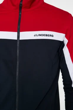 Golf|Ski<J.Lindeberg Jarvis Mid Layer BarbadosCherry