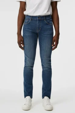 Jeans|Jeans<J.Lindeberg Jay Active Mid Indigo Jeans MidBlue