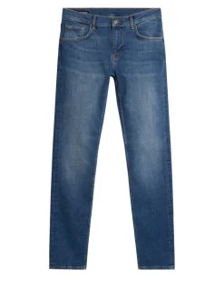 Jeans|Jeans<J.Lindeberg Jay Active Mid Indigo Jeans MidBlue