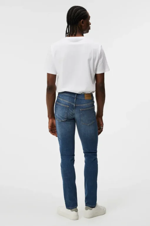 Jeans|Jeans<J.Lindeberg Jay Active Mid Indigo Jeans MidBlue