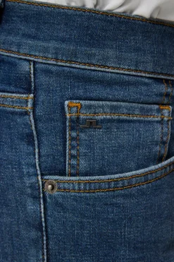 Jeans|Jeans<J.Lindeberg Jay Active Mid Indigo Jeans MidBlue