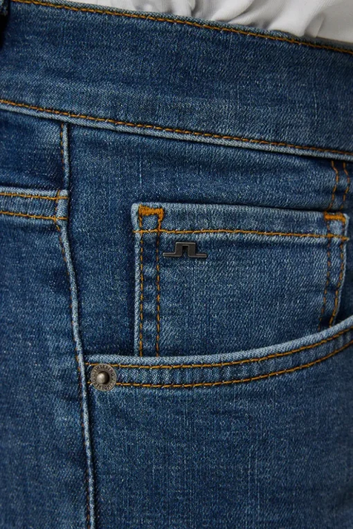 Jeans|Jeans<J.Lindeberg Jay Active Mid Indigo Jeans MidBlue