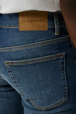 Jeans|Jeans<J.Lindeberg Jay Active Mid Indigo Jeans MidBlue