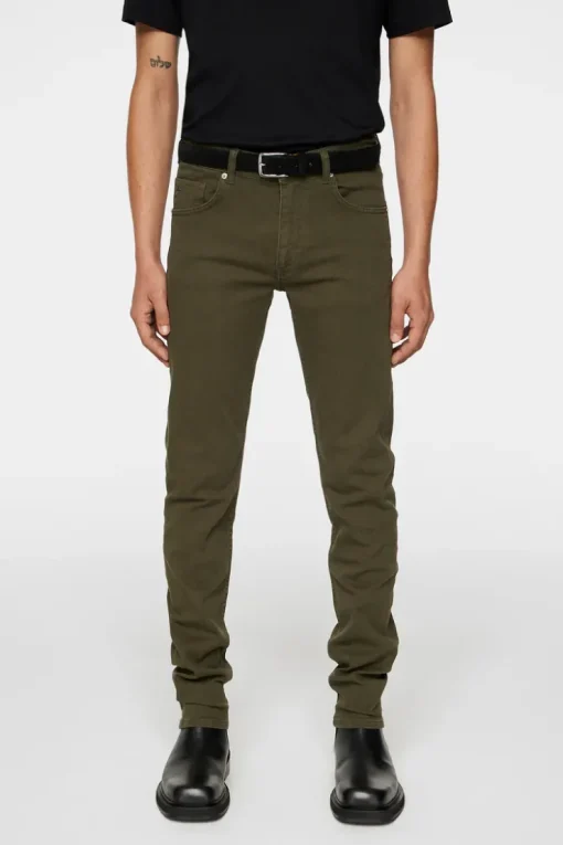 Jeans|Jeans<J.Lindeberg Jay LHT Slim Jeans ForestGreen