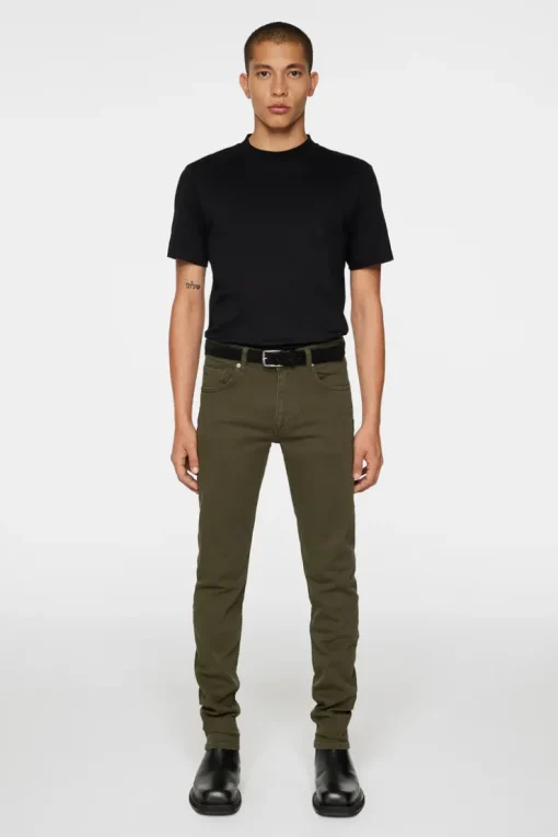 Jeans|Jeans<J.Lindeberg Jay LHT Slim Jeans ForestGreen