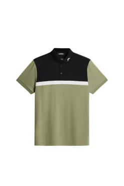Golf|Polo Shirts<J.Lindeberg Jeff Polo OilGreen