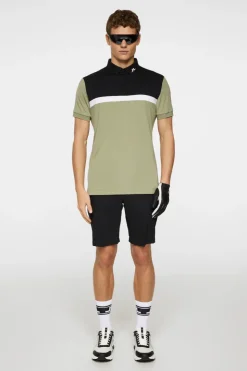 Golf|Polo Shirts<J.Lindeberg Jeff Polo OilGreen