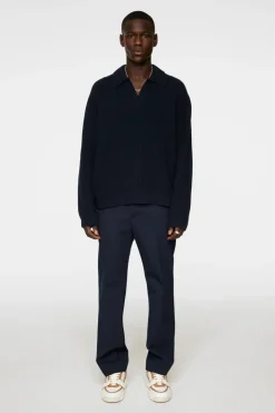 Après Ski<J.Lindeberg Jethro Heavy Polo Knit JLNavy