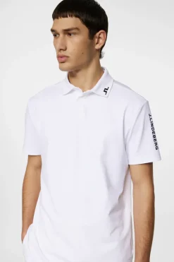 Golf|Polo Shirts<J.Lindeberg JL PRO Polo White