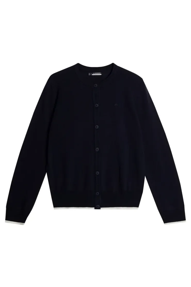 Golf|Knitwear<J.Lindeberg Joanna Knitted Cardigan JLNavy