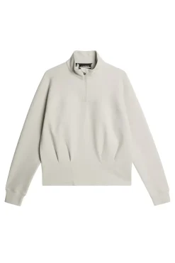 Golf|Base & Mid Layers<J.Lindeberg Jodi Quarter Zip Sweatshirt Moonbeam