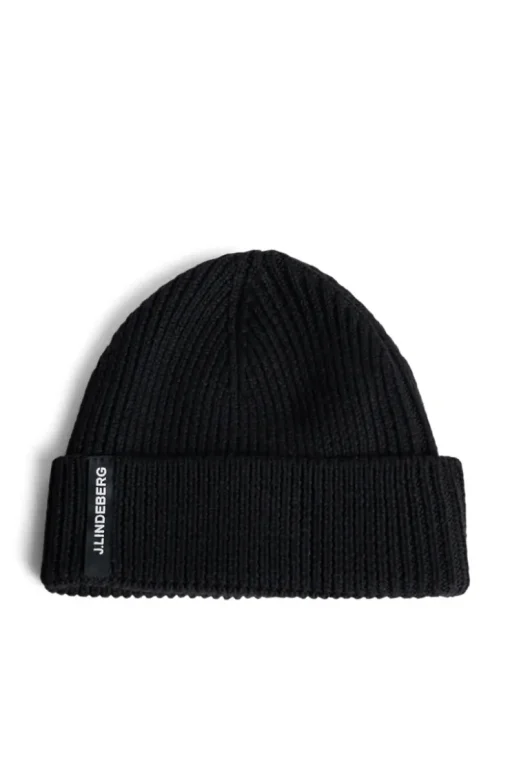 Beanies<J.Lindeberg Juan Merino Beanie Black