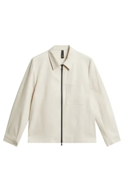 Suits & Tailoring|Blazers<J.Lindeberg Julius Cotton Twill Overshirt Moonbeam