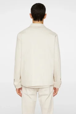 Suits & Tailoring|Blazers<J.Lindeberg Julius Cotton Twill Overshirt Moonbeam