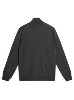 Knitwear|Tops<J.Lindeberg Kaden Merino Turtle Neck LavaSmokeMelange