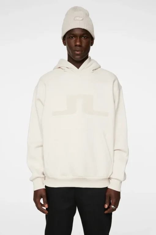 Après Ski<J.Lindeberg Karson Graphic Hoodie Moonbeam