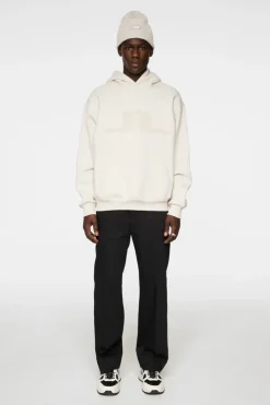 Après Ski<J.Lindeberg Karson Graphic Hoodie Moonbeam