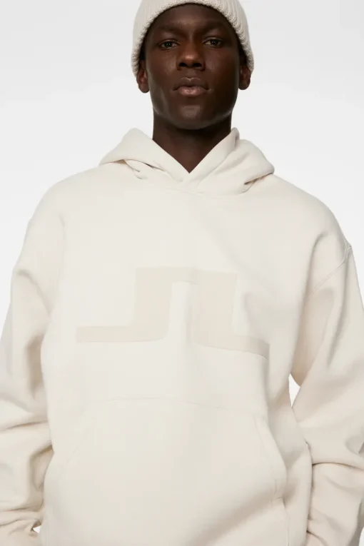 Après Ski<J.Lindeberg Karson Graphic Hoodie Moonbeam