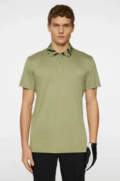 Golf|Polo Shirts<J.Lindeberg Karter Polo OilGreen