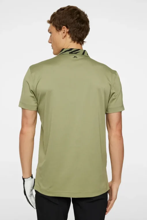 Golf|Polo Shirts<J.Lindeberg Karter Polo OilGreen