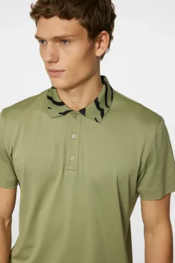 Golf|Polo Shirts<J.Lindeberg Karter Polo OilGreen