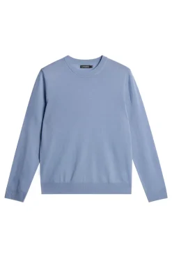 Knitwear|Tops<J.Lindeberg Keane Light Merino Crew Neck RainWashed