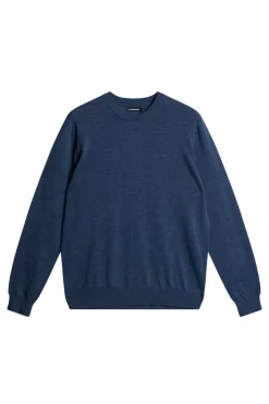 Knitwear|Tops<J.Lindeberg Keane Merino Crew Neck KeyLargoMelange