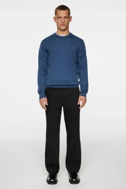 Knitwear|Tops<J.Lindeberg Keane Merino Crew Neck KeyLargoMelange