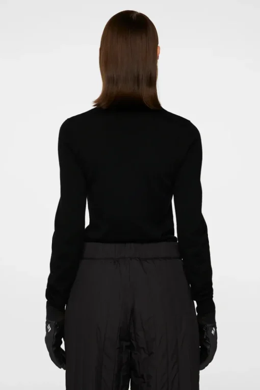 Ski|Knitwear<J.Lindeberg Kelby Knitted Sweater Black