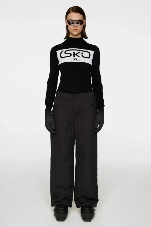 Ski|Knitwear<J.Lindeberg Kelby Knitted Sweater Black
