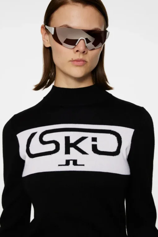 Ski|Knitwear<J.Lindeberg Kelby Knitted Sweater Black
