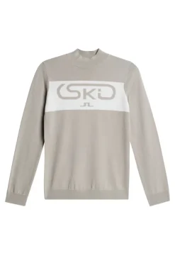 Ski|Tops<J.Lindeberg Kelby Knitted Sweater Moonbeam