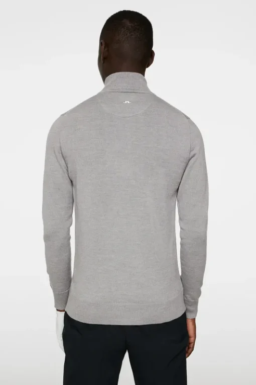 Golf|Knitwear<J.Lindeberg Kian Knitted Sweater GreyMelange