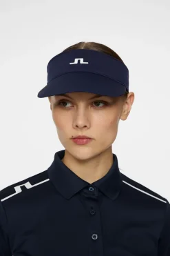Golf|Golf Caps<J.Lindeberg Kim Visor JLNavy