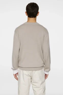 Ski|Knitwear<J.Lindeberg Kirby Knitted Sweater Moonbeam