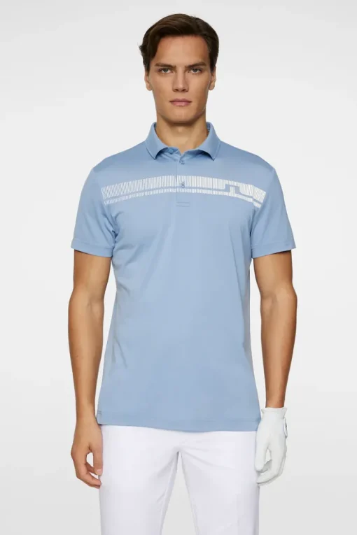 Golf|Polo Shirts<J.Lindeberg Klas Polo RainWashed