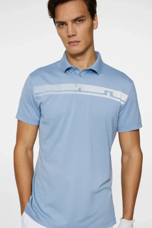 Golf|Polo Shirts<J.Lindeberg Klas Polo RainWashed
