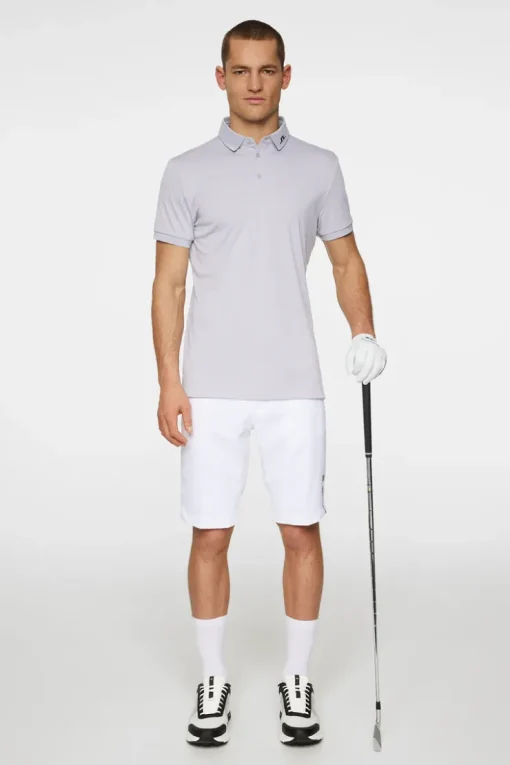 Golf|Polo Shirts<J.Lindeberg KV Polo LightGreyMelange