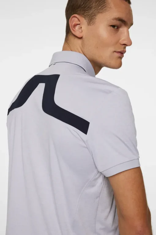Golf|Polo Shirts<J.Lindeberg KV Polo LightGreyMelange