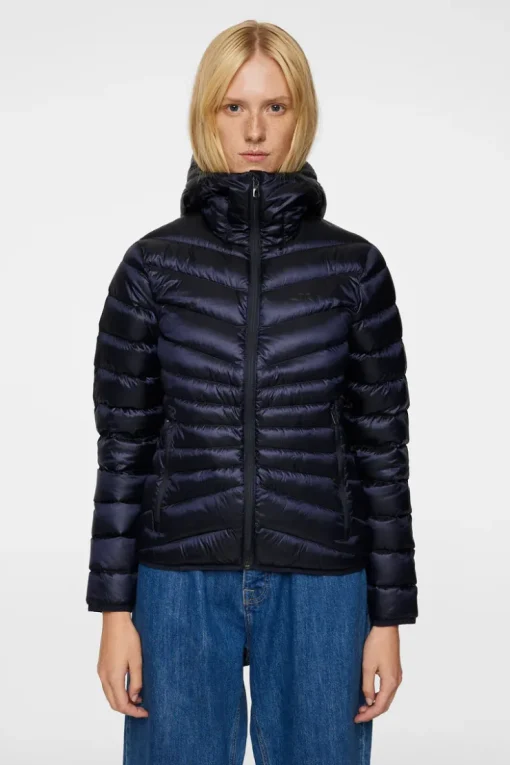 Jackets|Active<J.Lindeberg Lara Light Down Hood JLNavy
