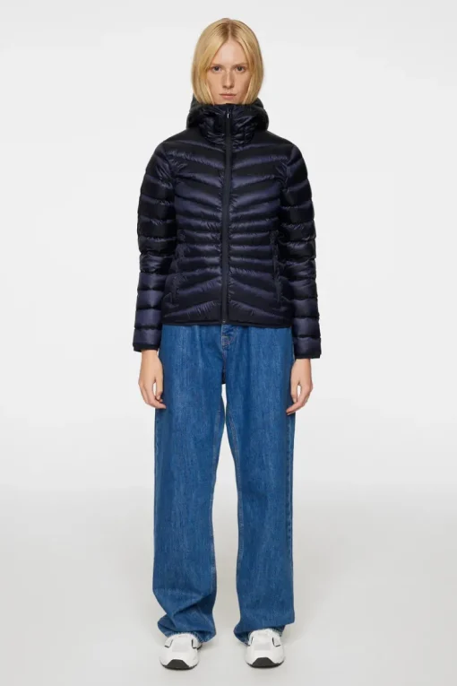 Jackets|Active<J.Lindeberg Lara Light Down Hood JLNavy