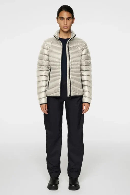 Jackets|Active<J.Lindeberg Lara Light Down Jacket Moonbeam