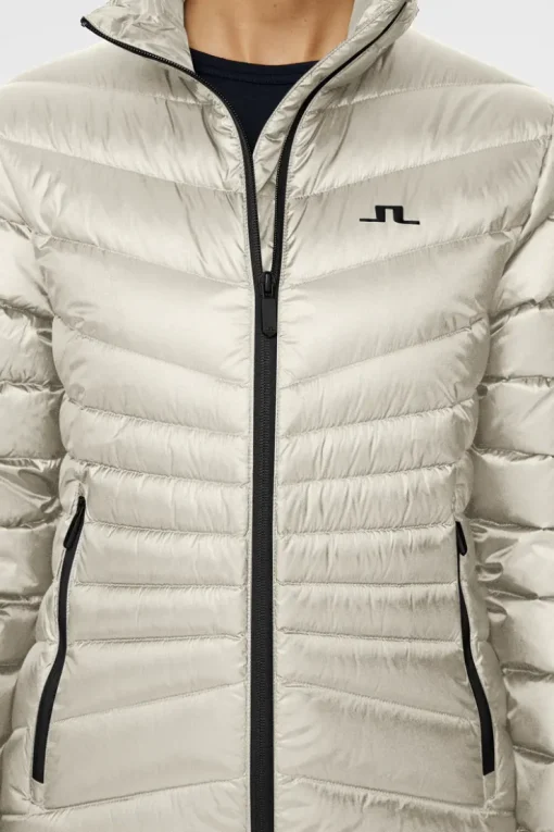 Jackets|Active<J.Lindeberg Lara Light Down Jacket Moonbeam